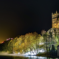 Buy canvas prints of Durham lumiere riverside by Kevin Tate