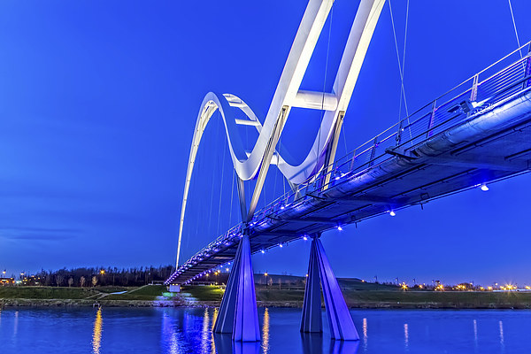 Infinity Bridge Stockton Picture Board by Kevin Tate