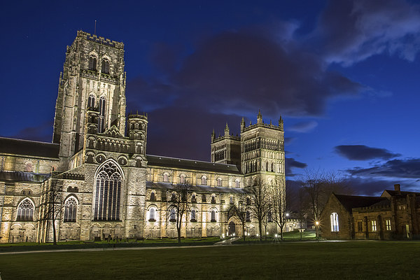 Durham Cathedral at night Picture Board by Kevin Tate