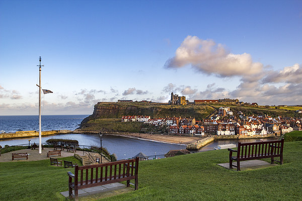 Whitby harbour Picture Board by Kevin Tate