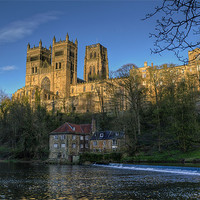 Buy canvas prints of Durham Cathedral in Spring by Kevin Tate