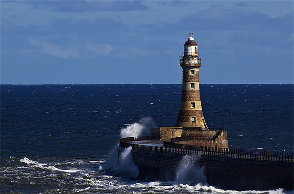 Roker Lighthouse - Sunderland Picture Board by Kevin Tate