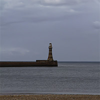Buy canvas prints of Piering at roker lighthouse by Northeast Images