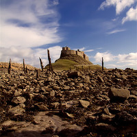 Buy canvas prints of Lindisfarne castle by Northeast Images