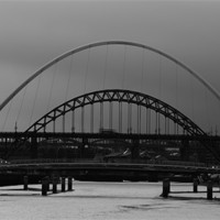 Buy canvas prints of newcastle bridges by Northeast Images