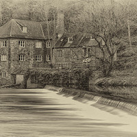 Buy canvas prints of Fulling Mill by Northeast Images