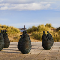 Buy canvas prints of south shields weebles by Northeast Images