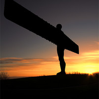 Buy canvas prints of angel of the north by Northeast Images