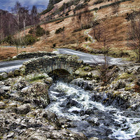Buy canvas prints of Ashness Bridge by Northeast Images