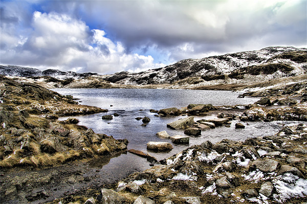 Sprinkling Tarn Framed Mounted Print by Northeast Images