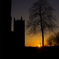 Buy canvas prints of Durham Sunset by Northeast Images