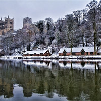 Buy canvas prints of Durham Cathedral in Winter by Northeast Images