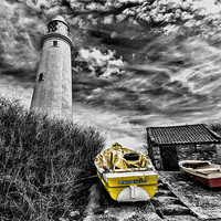 Buy canvas prints of St Mary`s Lighthouse by Northeast Images