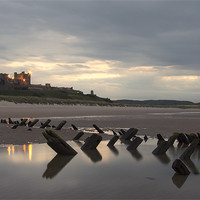 Buy canvas prints of Bamburgh Wreck by Northeast Images