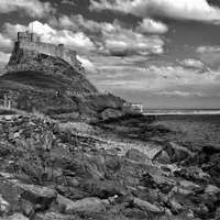 Buy canvas prints of Lindisfarne Castle by Northeast Images