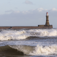 Buy canvas prints of roker pier by Northeast Images