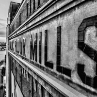 Buy canvas prints of Baltic Flour Mills by Northeast Images
