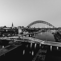Buy canvas prints of Newcastle Bridges by Northeast Images