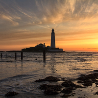 Buy canvas prints of St. Mary`s Sunrise by Northeast Images