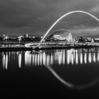 Buy canvas prints of Newcastle Quayside Panaramic by Northeast Images