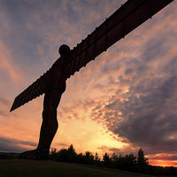 Buy canvas prints of Angel of the North by Northeast Images