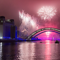 Buy canvas prints of  The great north run opening celebrations by Northeast Images