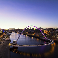 Buy canvas prints of  Newcastle Quayside by Northeast Images