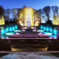 Buy canvas prints of  Alnwick Garden by Northeast Images