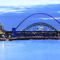 Buy canvas prints of  Newcastle Quayside by Northeast Images