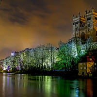 Buy canvas prints of  Durham Cathedral Panoramic by Northeast Images