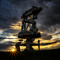 Buy canvas prints of  Consett Sunset by Northeast Images