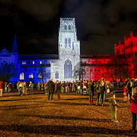 Buy canvas prints of  Durham Lumiere 2015 by Northeast Images