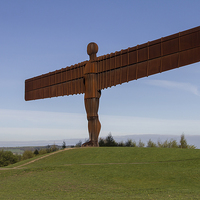 Buy canvas prints of  Angel of the North by Northeast Images