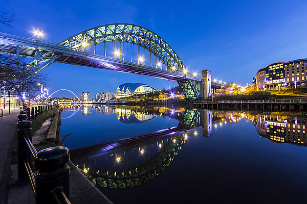  Newcastle Quayside Framed Print by Northeast Images