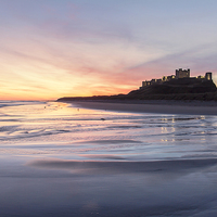 Buy canvas prints of  Bamburgh Castle by Northeast Images
