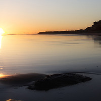 Buy canvas prints of Bamburgh Panorama by Northeast Images