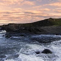 Buy canvas prints of Dunstanburgh Sunrise by Northeast Images