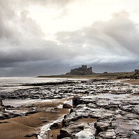 Buy canvas prints of Bamburgh Beach by Northeast Images