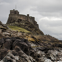Buy canvas prints of Lindisfarne Castle on Holy Island by Northeast Images