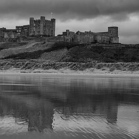 Buy canvas prints of Bamburgh Panoramic by Northeast Images