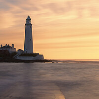 Buy canvas prints of St` Mary`s Lighthouse by Northeast Images