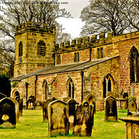 Buy canvas prints of St Phillips Church by Trevor Kersley RIP
