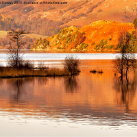 Buy canvas prints of Autumn Reflections - Ullswater by Trevor Kersley RIP