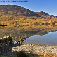 Buy canvas prints of Buttermere ~  Reflections by Trevor Kersley RIP