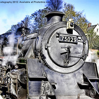 Buy canvas prints of The Green Knight Locomotive by Trevor Kersley RIP