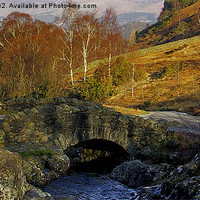Buy canvas prints of Ashness Bridge  Lake District by Trevor Kersley RIP