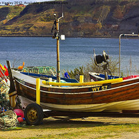 Buy canvas prints of Fishing Boat  WY57 by Trevor Kersley RIP