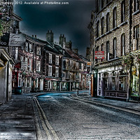 Buy canvas prints of Evening in Low Petergate by Trevor Kersley RIP