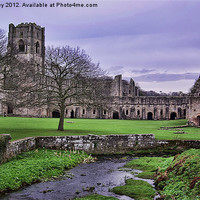 Buy canvas prints of Fountains Abbey Ruins by Trevor Kersley RIP