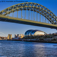 Buy canvas prints of The River Tyne by Trevor Kersley RIP